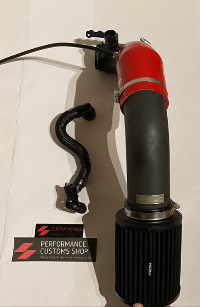 Volkswagen Polo 6C GTI Intake with a larger turbo elbow and golf r breather hose